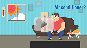 Air Conditioner Summer Video