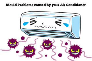 Mould Problems caused by air conditioning